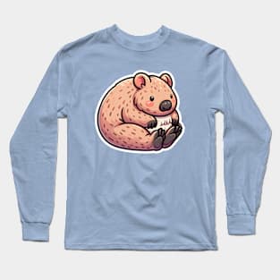 Kawaii Wombat Long Sleeve T-Shirt